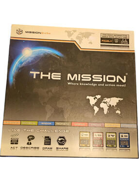 RARE Christian Bible Family Boardgame Mission 2414 Missionary Game Gospel